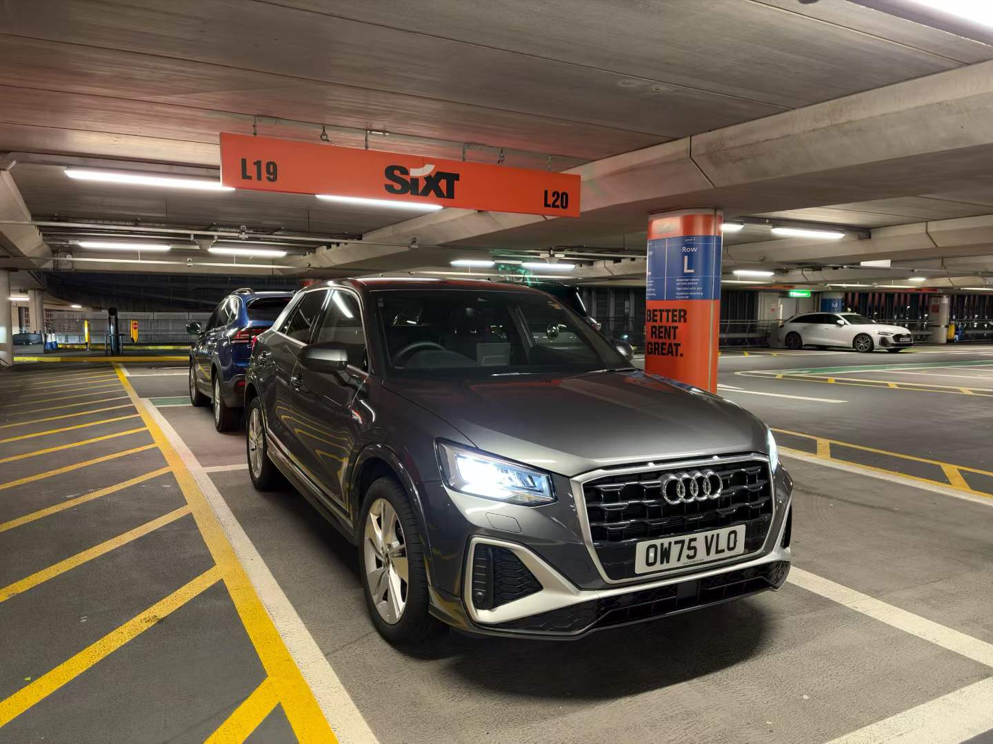 Audi Q2 rental from Sixt at Heathrow