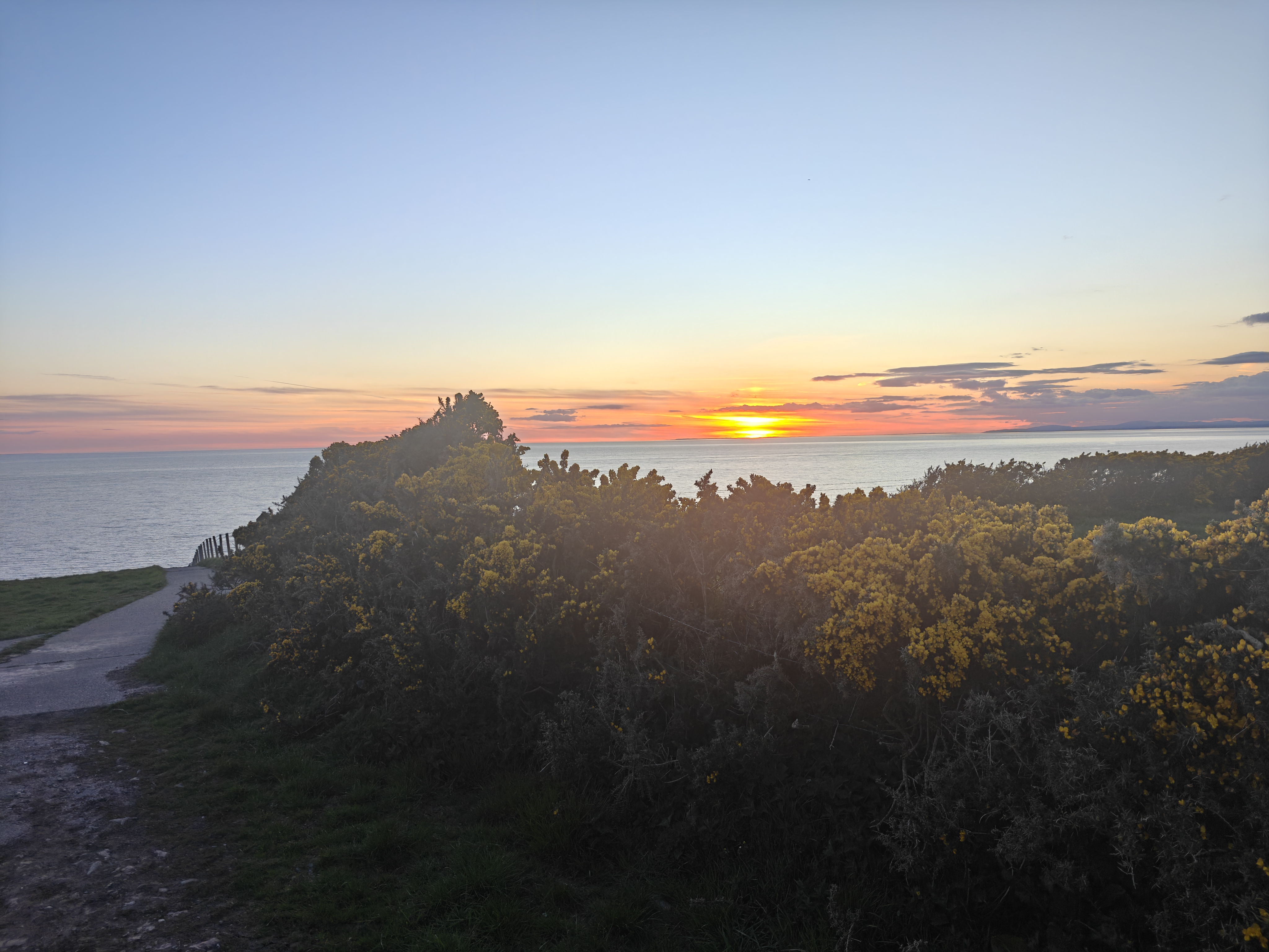 Sunset at Fleswick Bay