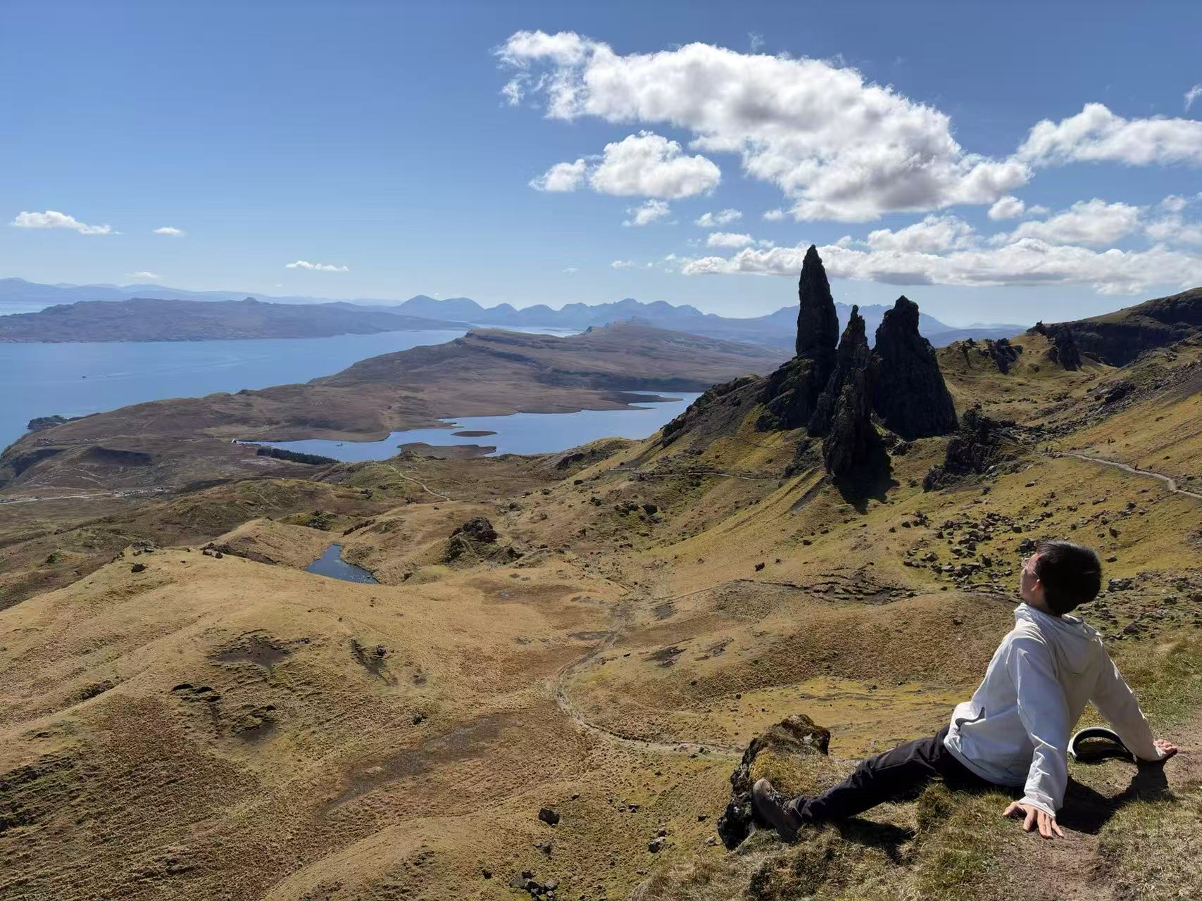 The Old Man of Storr from below the cliff