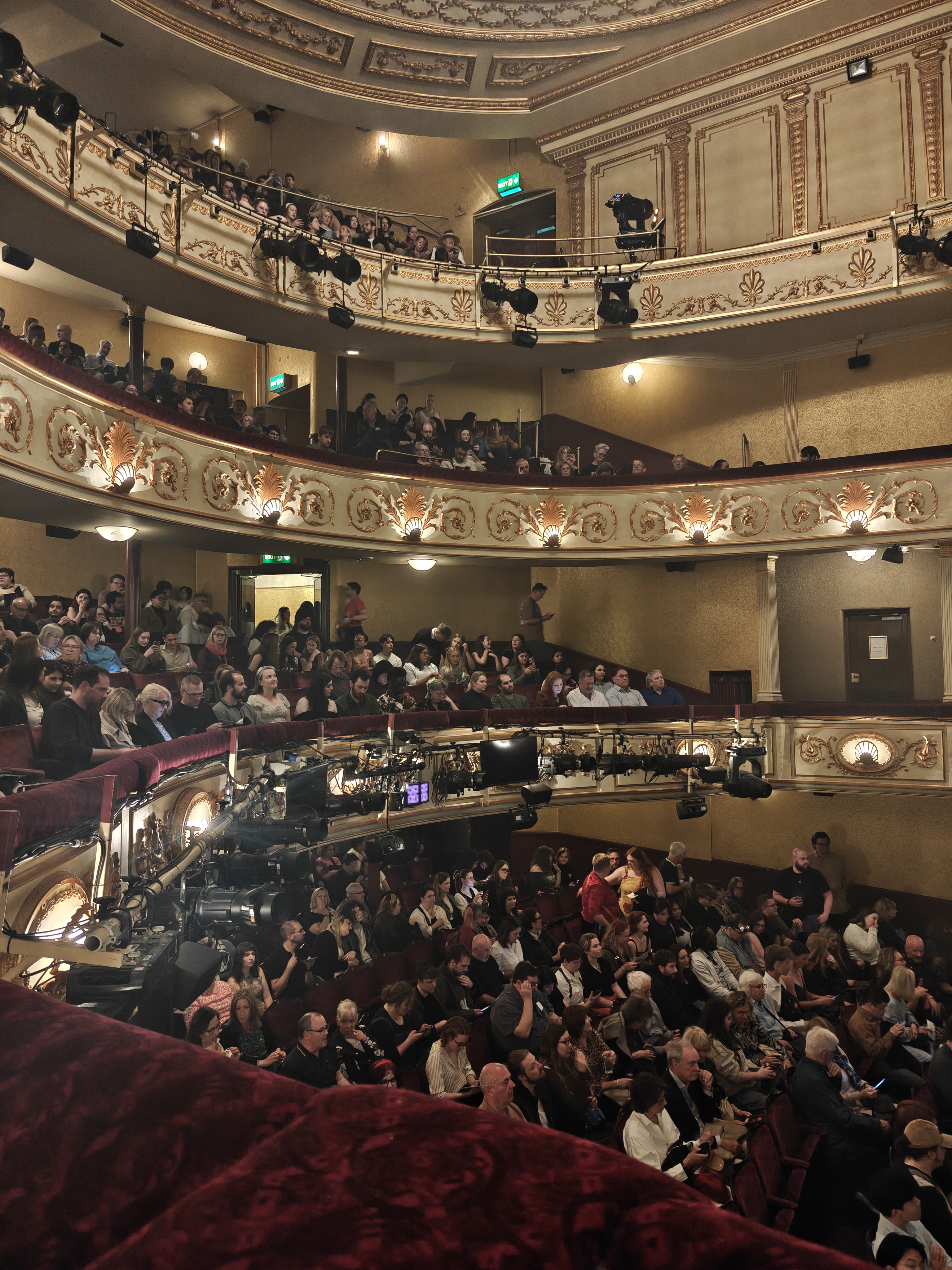 Interior of Her Majesty's Theatre during Phantom of the Opera